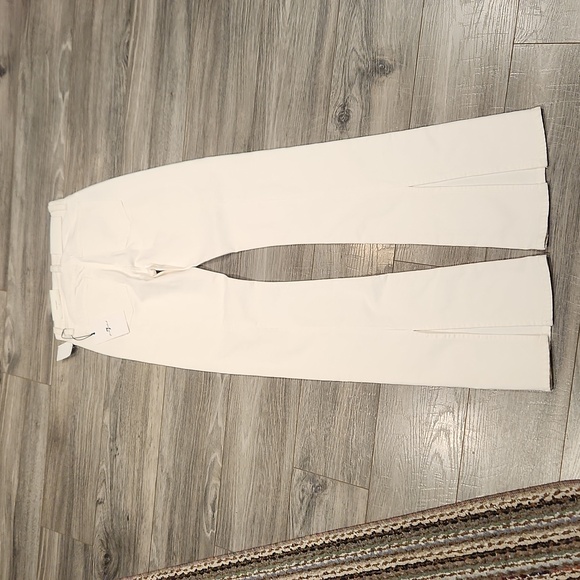 NWT For All 7 Mankind Women's sz 25 Easy Boot Pants w/bottom back split on leg - Picture 6 of 12
